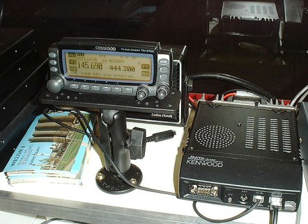 A new TM-D700A donated by Kenwood